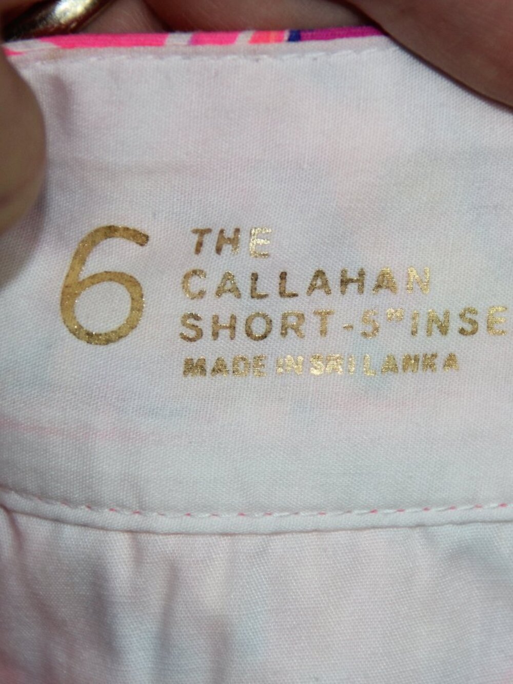 Lilly Pulitzer Callahan Shorts Size 6 Pink Fusion Rock House 5 inch Inseam Beach - Picture 6 of 7